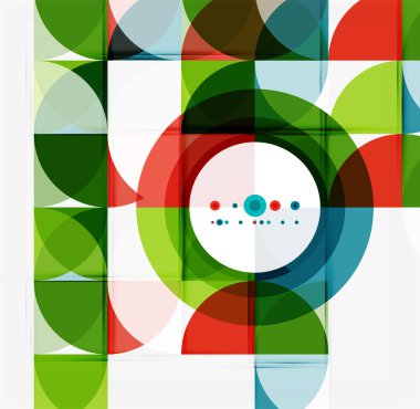 Yarım daire üçgen desen