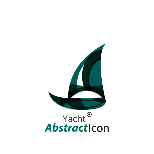 Abstrakta geometriska business företagets emblem — Stock vektor