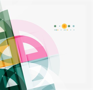 Yarım daire üçgen desen