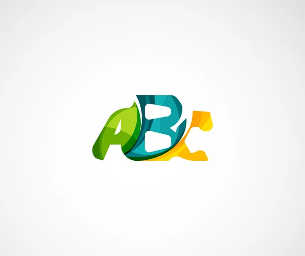ABC företagets logotyp. vektor illustration. — Stock vektor