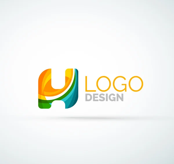 Logotipo de letra vectorial — Archivo Imágenes Vectoriales