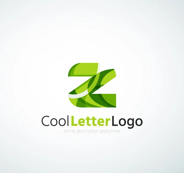 Letra logo de la empresa — Vector de stock