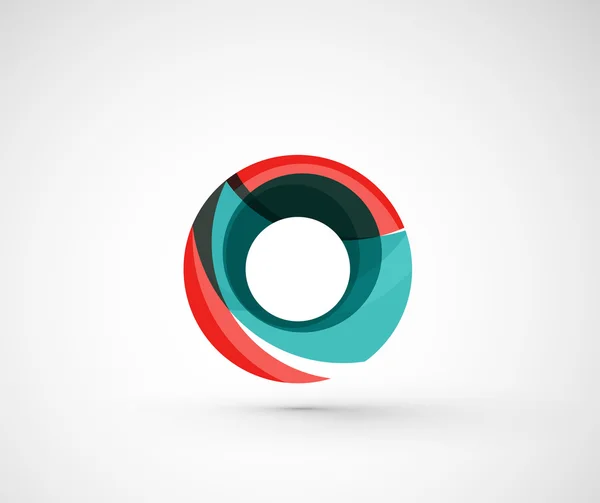 Anillo de logotipo de la empresa geométrica abstracta, círculo — Archivo Imágenes Vectoriales