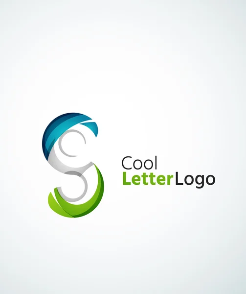 Letra logo de la empresa — Vector de stock