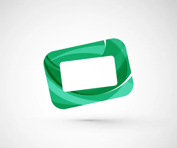Cadre géométrique abstrait du logo de l'entreprise, écran — Image vectorielle