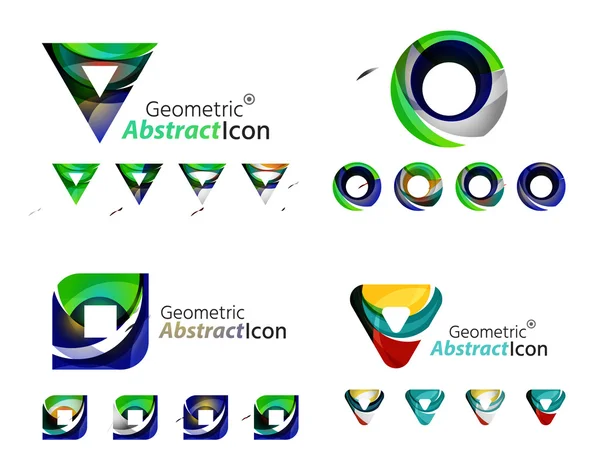 通用抽象的几何形状-商业标志 — 图库矢量图片