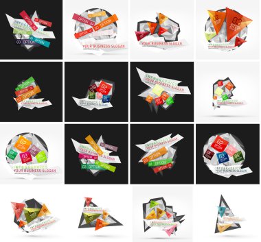 Set of abstract templates