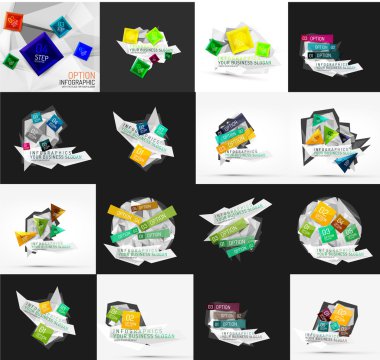 Pankart şablonları dizisi