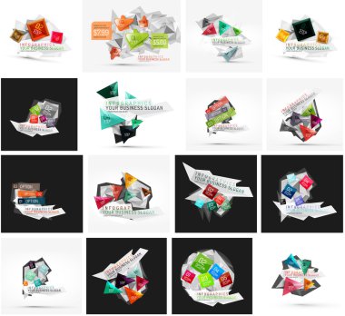 Set of geometric layouts