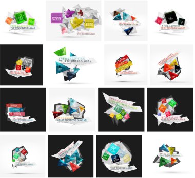 Set of geometric layouts