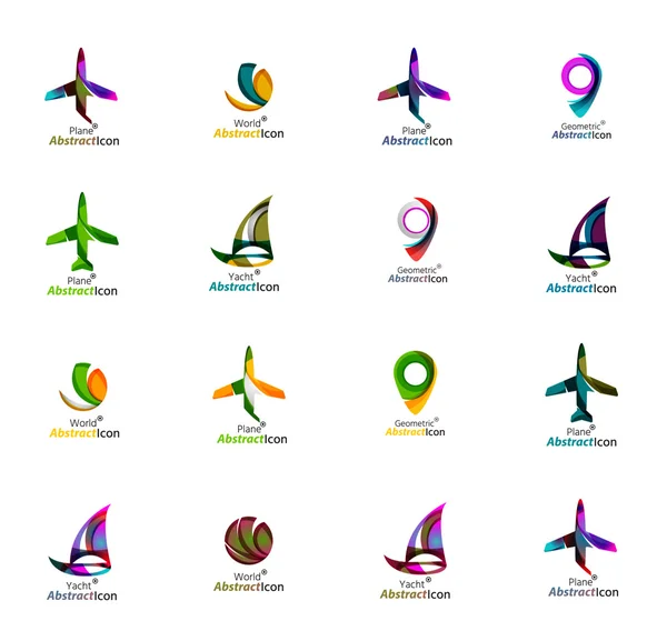 Conjunto de iconos de logotipo — Vector de stock