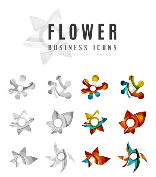 Set of business icons — Stock Vector