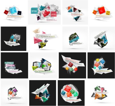 Set of geometric layouts