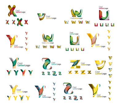 Mektup logolar kümesi