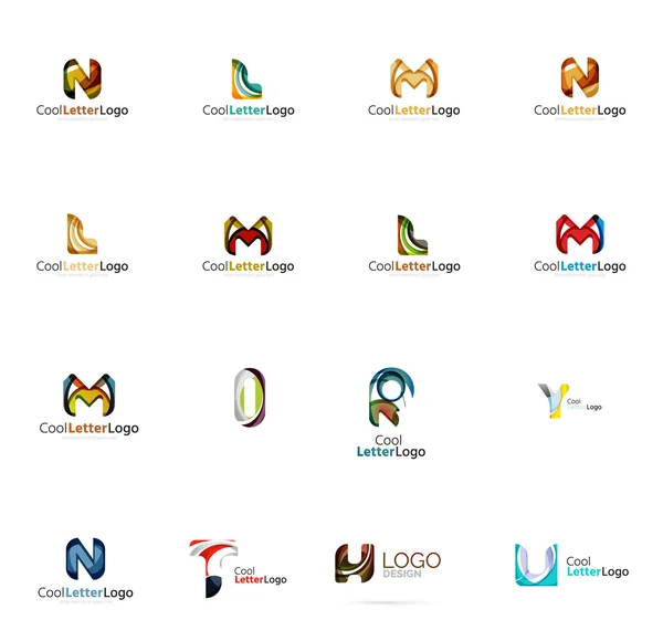 Set of universal logo ideas — Stockvector