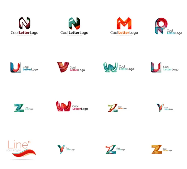 Set of universal logo ideas — Stok Vektör