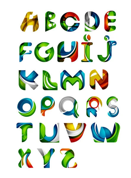 Συλλογή από λογότυπα γράμματα του αλφαβήτου σχεδιαστικά στοιχεία — Διανυσματικό Αρχείο