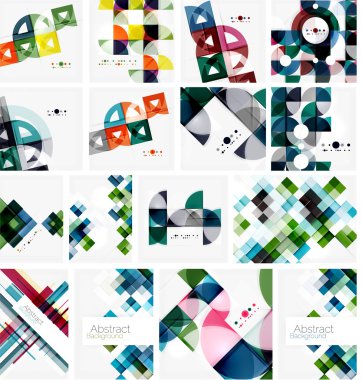 Üçgen geometrik arka kümesi