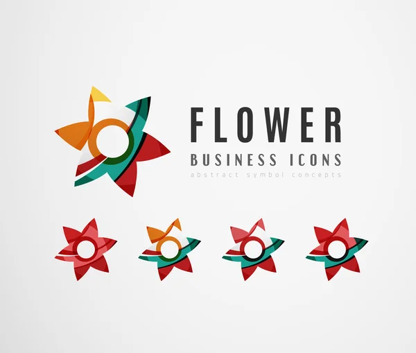 Logo business icons — Stockvector