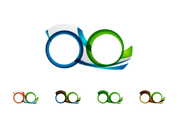 组的无限概念，循环标志设计 — 图库矢量图片
