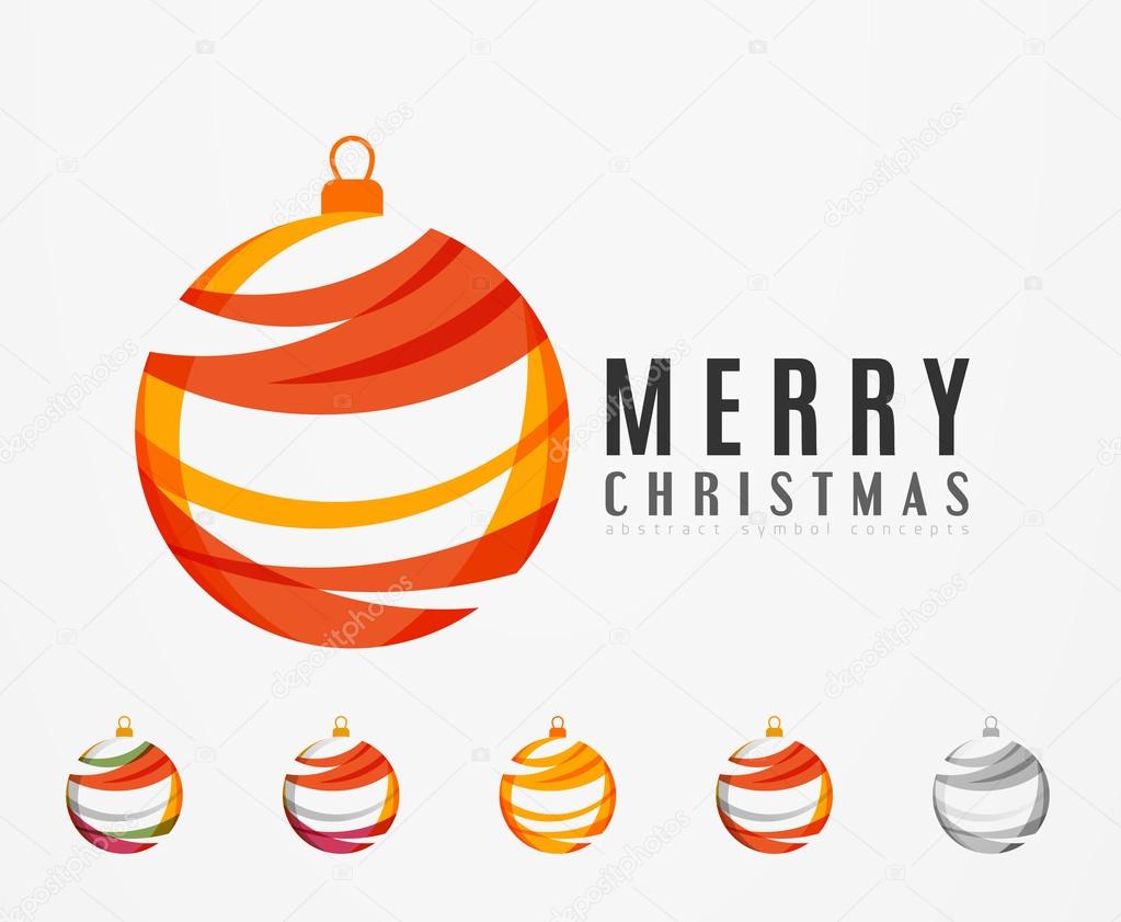Ensemble Dicônes De Boule De Noël Abstraites Concepts De