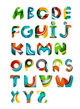 Collection of alphabet letters logos design