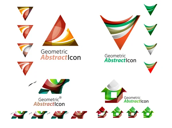 Forme geometriche astratte universali — Vettoriale Stock