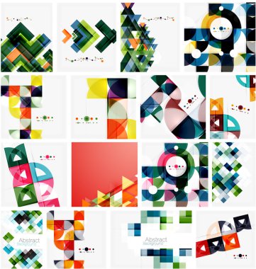 Üçgen geometrik arka kümesi