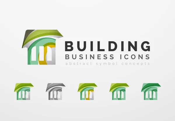 Set of real estate or building logo — Wektor stockowy