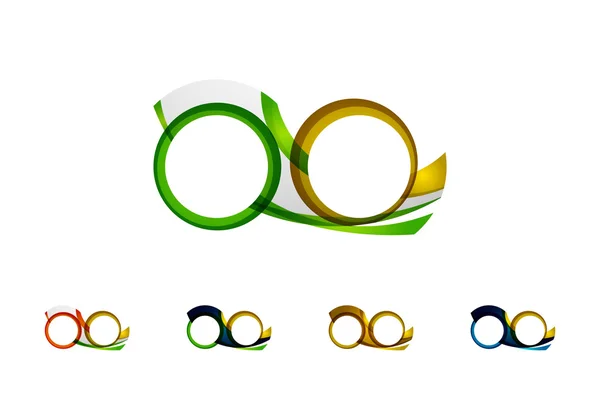 组的无限概念，循环标志设计 — 图库矢量图片
