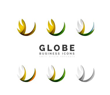 Küre Küre veya daire logo kümesi