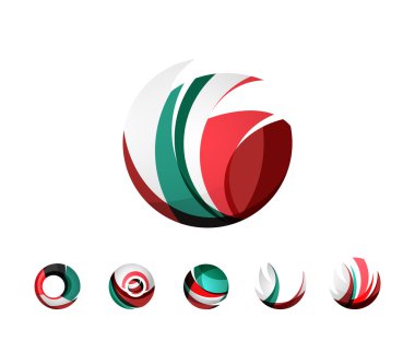 Küre Küre veya daire logo kümesi