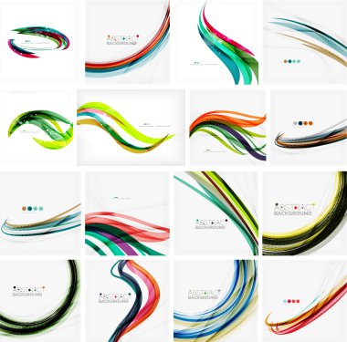 Soyut arkaplanlar kümesi.