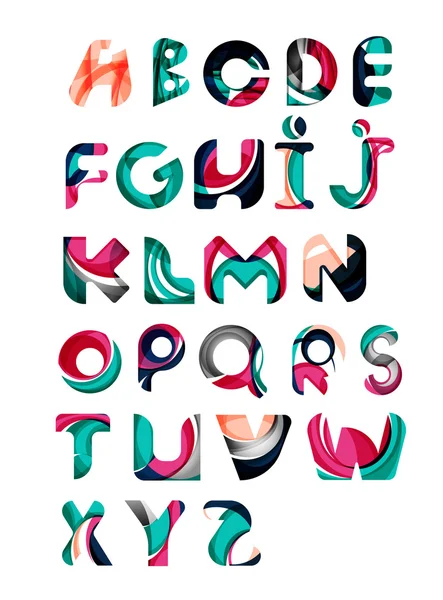 Коллекция букв алфавита — стоковый вектор