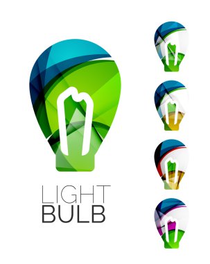 Soyut ampul simgeler kümesi