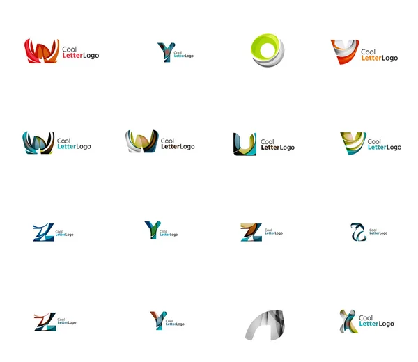 Set di idee logo aziendale universale — Vettoriale Stock