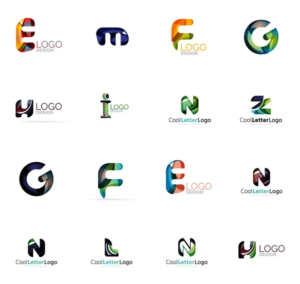 Evrensel şirket logosu fikirler kümesi — Stok Vektör