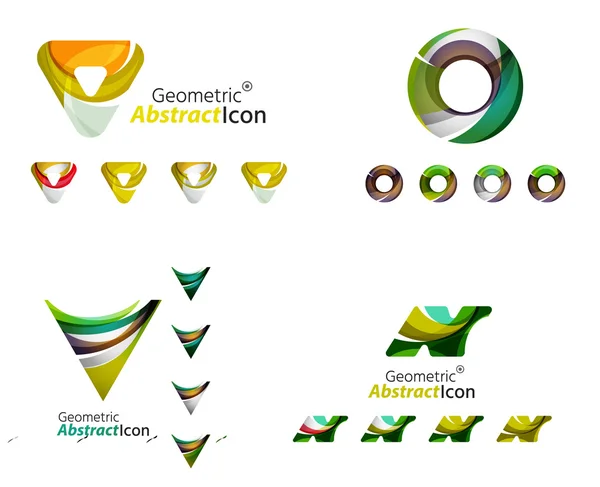 Forme geometriche astratte universali — Vettoriale Stock