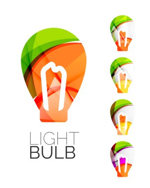 Soyut ampul simgeler kümesi