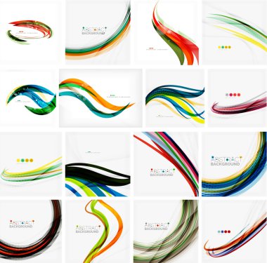 Soyut arkaplanlar kümesi.