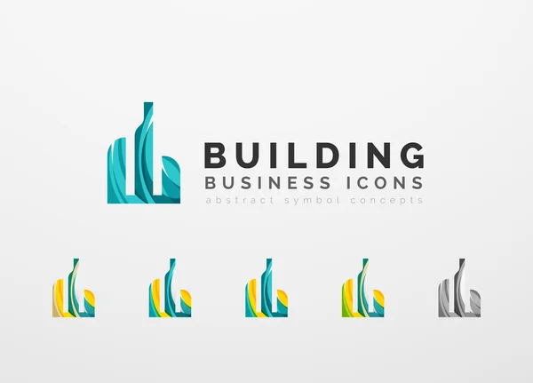 Set of real estate or building logo — Wektor stockowy