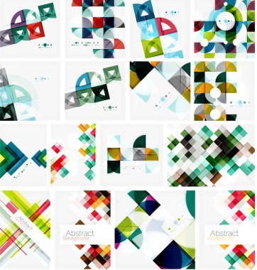 Üçgen geometrik arka kümesi