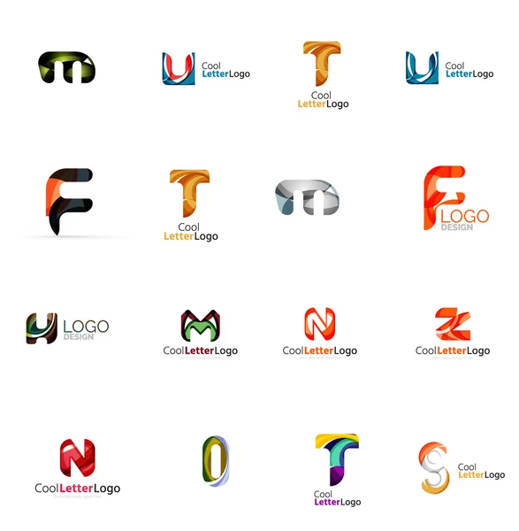 Набор универсального логотипа компании — стоковый вектор