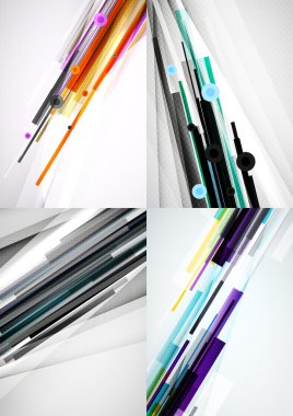 Düz çizgiler kümesi