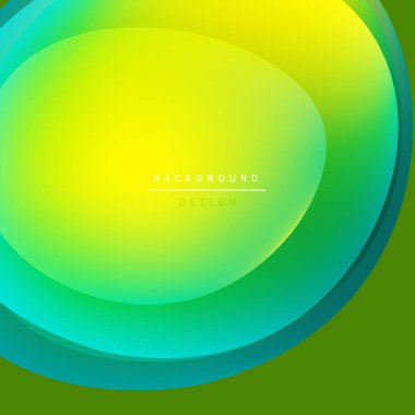 Soyut eğim arkaplanı. Sarı, yeşil renkler düzgün bir şekilde harmanlanır. Metin kaplamalı minimalist tasarım. Modern, canlı estetik..