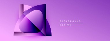 Abstract purple layers create dynamic visual effect. Gradient shades suggest depth, modern design aesthetic. Minimalist composition.