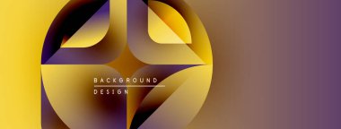 Abstract fluid shapes, vibrant gradients, yellow, purple hues. Modern design element for backgrounds, presentations. Smooth transitions create dynamic visual impact.