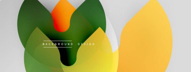 Abstract colorful layers overlap. Modern design features vibrant gradients, smooth transitions, dynamic shapes. Background suggests fluidity, energy.