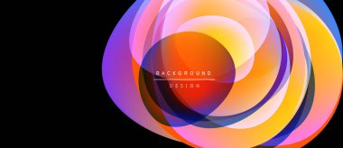 Soyut renkli katmanlar girdap şeklinde dairesel tasarım yaratır. Canlı gradyanlar harmanlanarak, dinamik görsel efekt oluşturur. Modern arkaplan ögesi.