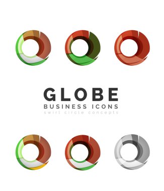 Küre Küre veya daire logo kümesi